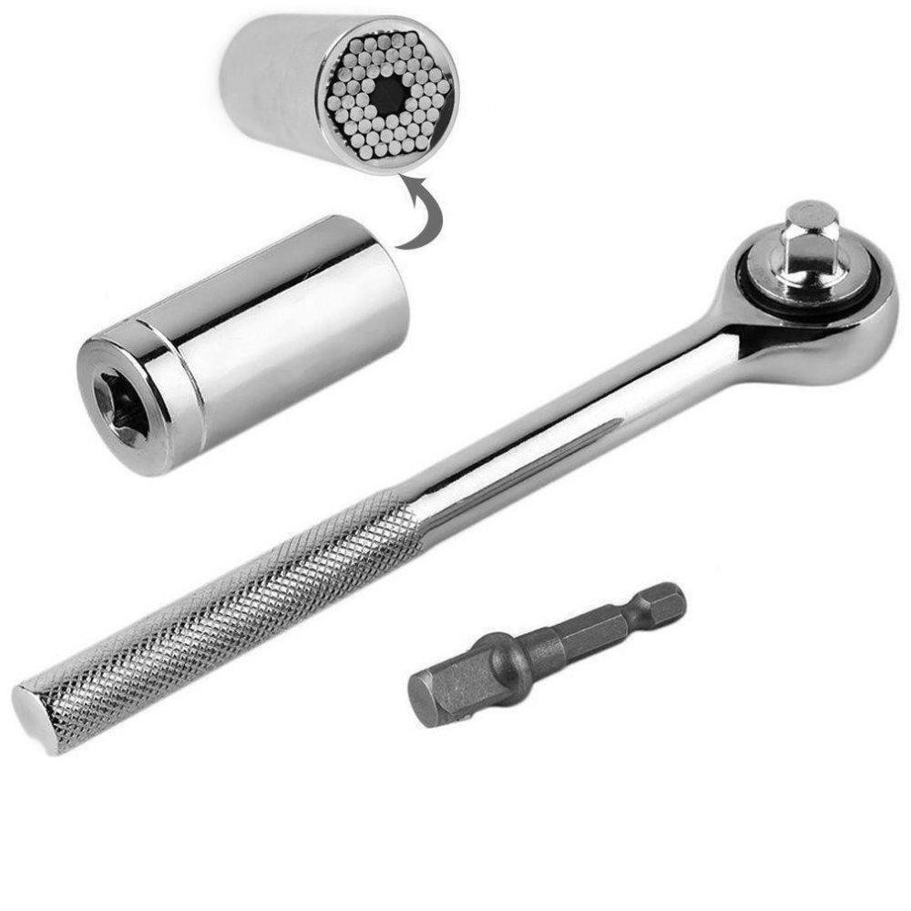 Набор инструментов ключ трещётка + универсальная головка /SH-300 / 7122 Днепр - изображение 1