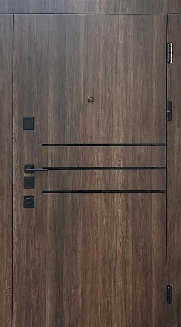 Форт-М Дверь квартирная модель ВИП 4К Фокус, цвет Дуб табак 860 Киев - изображение 1