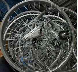 Обод велосипедный (в сборе) 28 (червячная втулка хром, усиленное под 3 спицу) заднее Мукачево