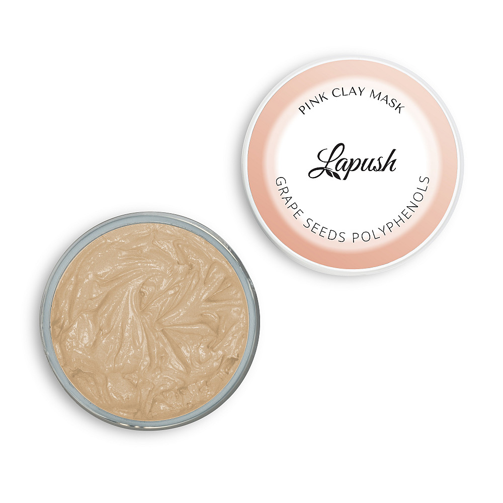 Глиняная маска с полифенолами винограда и розовой глиной Lapush 50 мл Киев - изображение 2