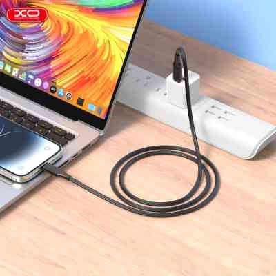 Дата кабель USB-C to USB-C NBQ265B-CC black XO (NB-Q265B-CC.black) Винница