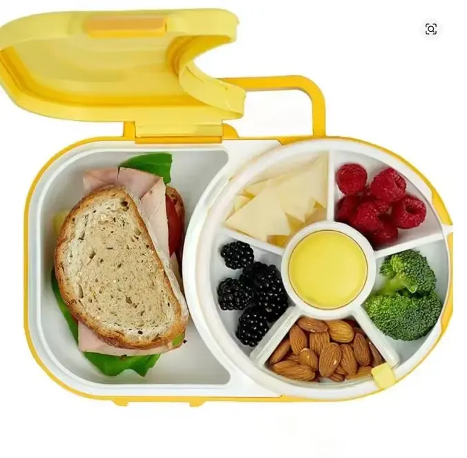 Ланч-бокс бенто, с 5 отделениями и вращающимися секциями AND 130 Коломия - фото 2