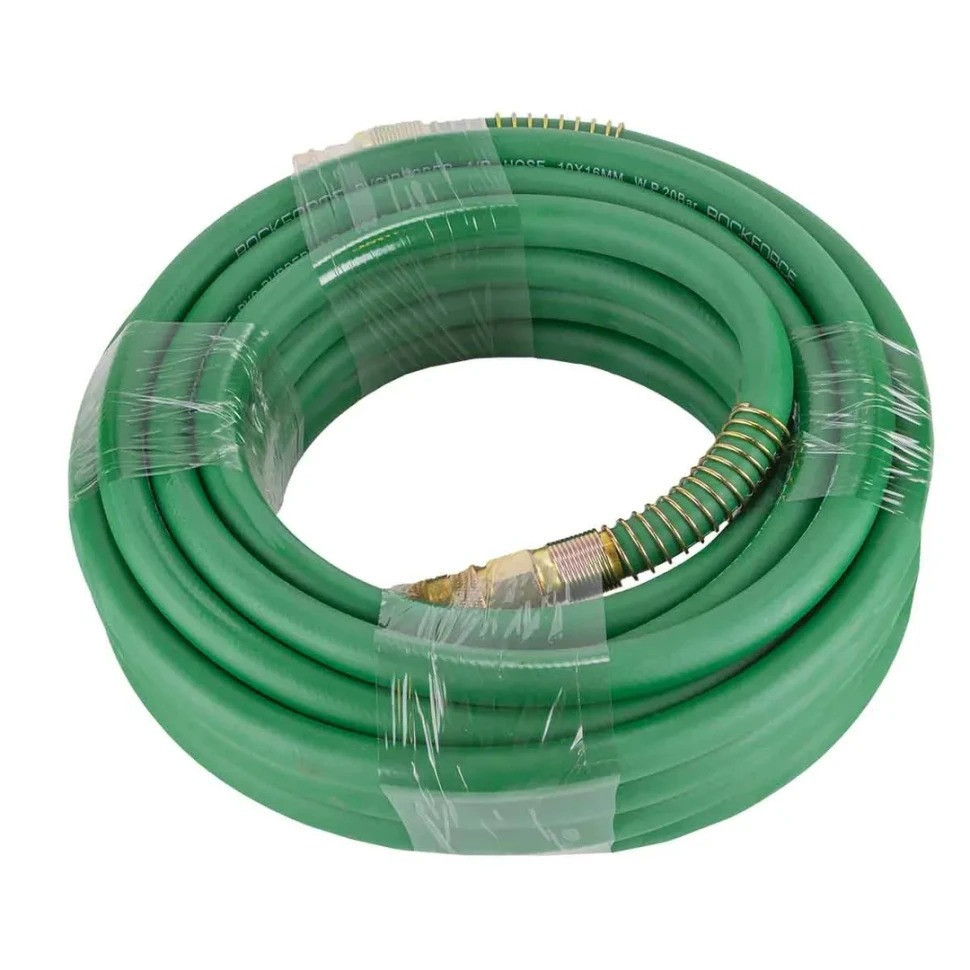 Шланг гумовий повітряний армований з фітингами 10мм х 16мм х 10м ROCKFORCE RF-AHF-1010 Одеса - фото 2