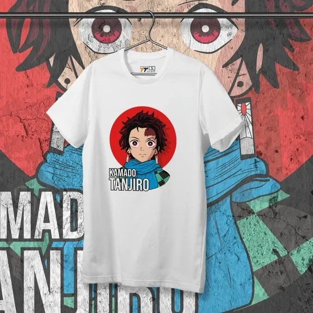 Футболка для подростка мальчика с принтом Клинок, рассекающий демонов Танджиро Камадо WE Размер 160 Anime10349 Днепр - изображение 1