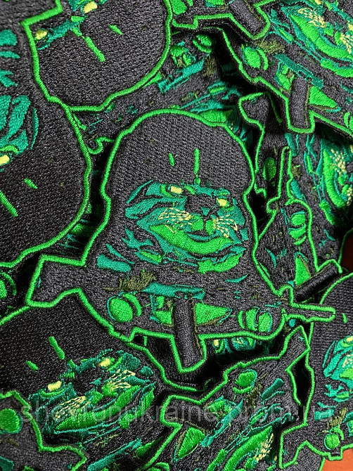 Шеврон Военный кот (Форма контурная. На липучке) Размер 8x8см Киев - изображение 2