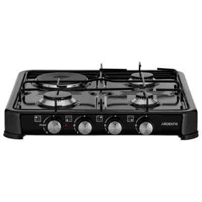 Плита Ardesto CTC-NS5015B, тип газу LPG, 3 алюмін. газ. пальника, 1 електрич. ко (CTC-NS5015B) Винница