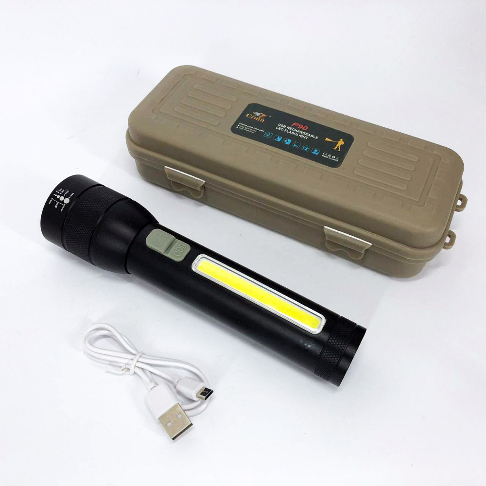 Мощный фонарь с возможностью зарядки, Мощные фонарики, Светильник пылевлагозащищённый AK-44 Львов - изображение 3