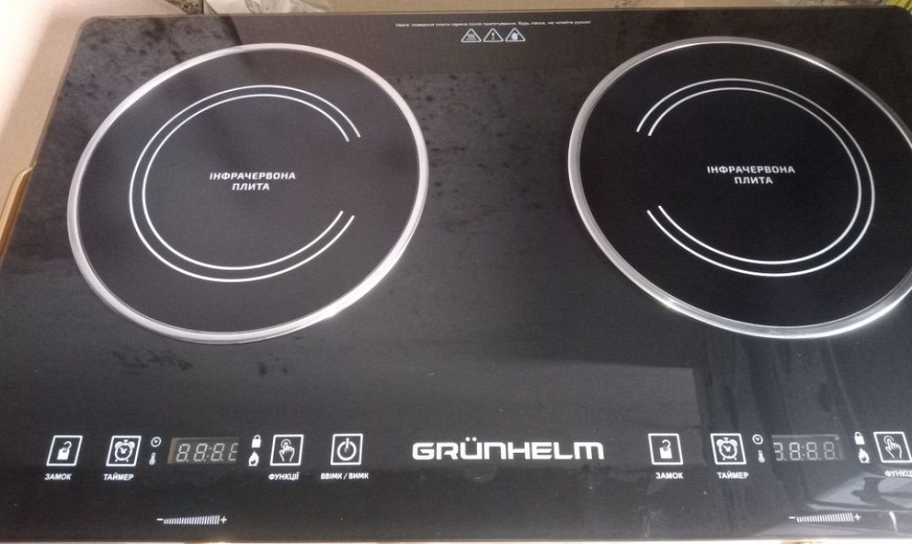 Плита инфракрасная электрическая настольная : GRUNHELM GIR - 202. Киев - изображение 3