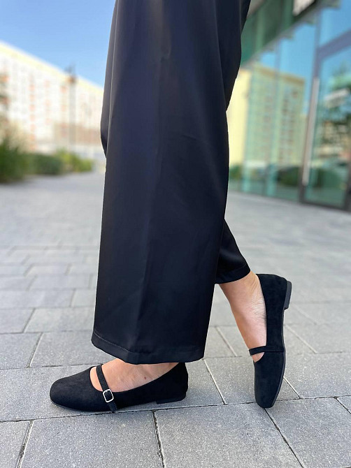 Loretta Балетки LORETTA чорні еко-замша размер 36-41 (E367-1) Коломия - фото 4