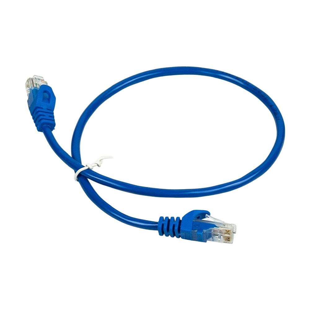 Патч-корд мережевий гігабітний Trinix UTP, RJ-45, CAT.5 1.5m Blue (73-00615) Киев - изображение 6
