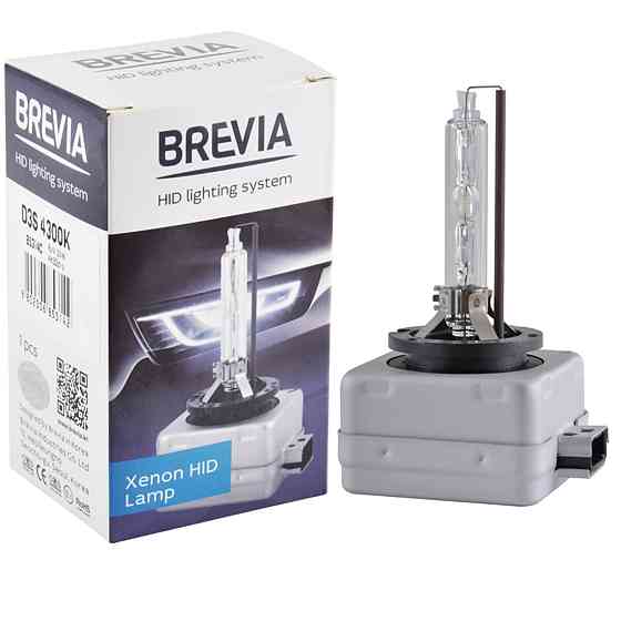 Ксенонова лампа Brevia D3S 4300K, 42V, 35W PK32d-3, 1шт Київ