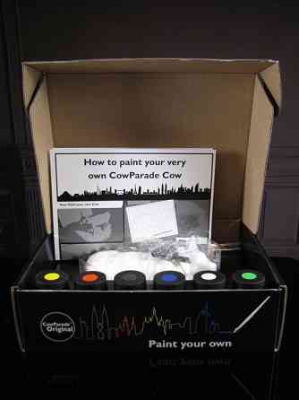 Коллекционная статуэтка корова Paint Your Cow Ровно