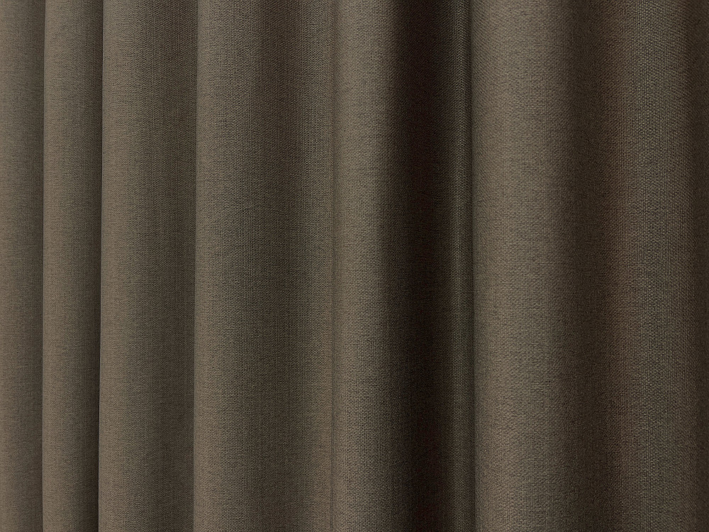 Комплект штор VR-Textil Шенил 150х270 2шт и Тюль 600х270 1591ш-1680т Кофейный с белым 71-200/5 Киев - изображение 7
