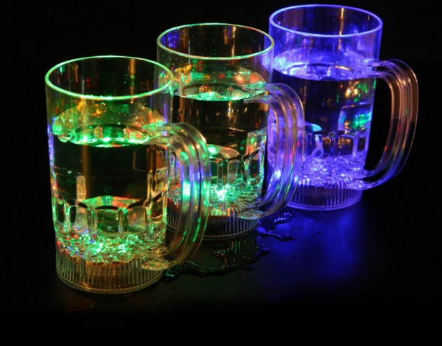 Светящийся Led бокал пивной  классический,  бокал для пива с подсветкой 400 мл Кременчуг - изображение 5