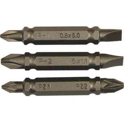 Набір біт Stanley двустор. Ph1-SL5,Ph2-SL6,Pz1-Pz2, 48мм, 3шт. (STA61381) Вінниця