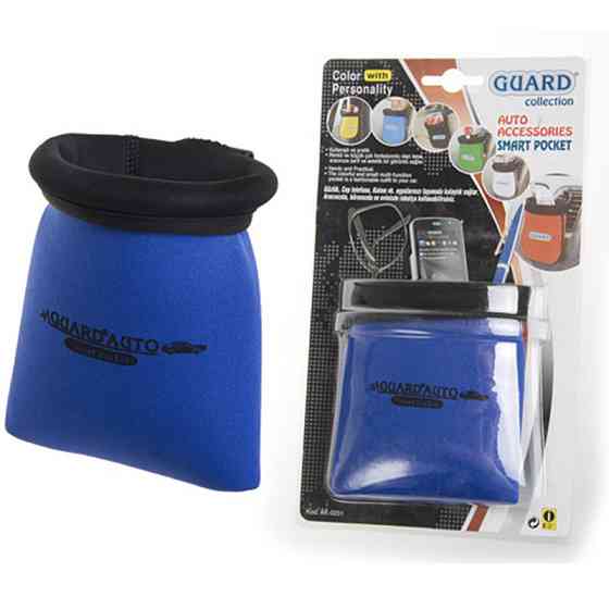 Тримач автомобільний для телефону "мішочок" (11х12см) синій Guard Київ