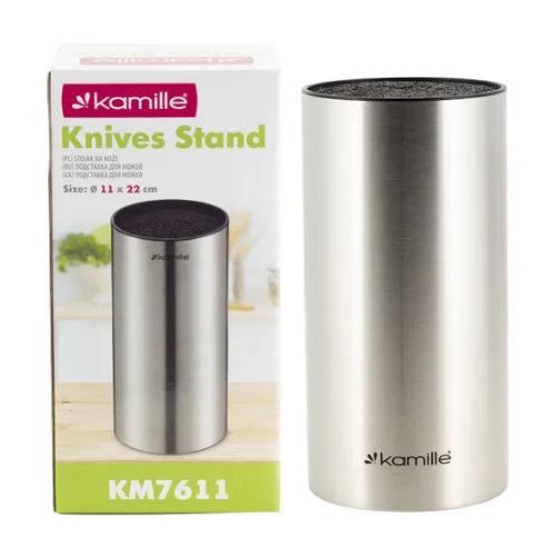 Підставка для ножів 11*11*22см з наповнювачем 7611 KAMILLE Житомир - фото 7