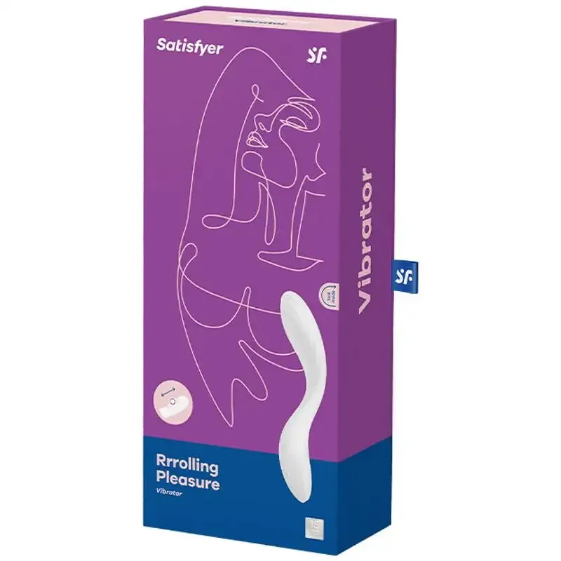 Вібратор із перлинною стимуляцією точки G Satisfyer Rrrolling Pleasure White Львів - фото 5