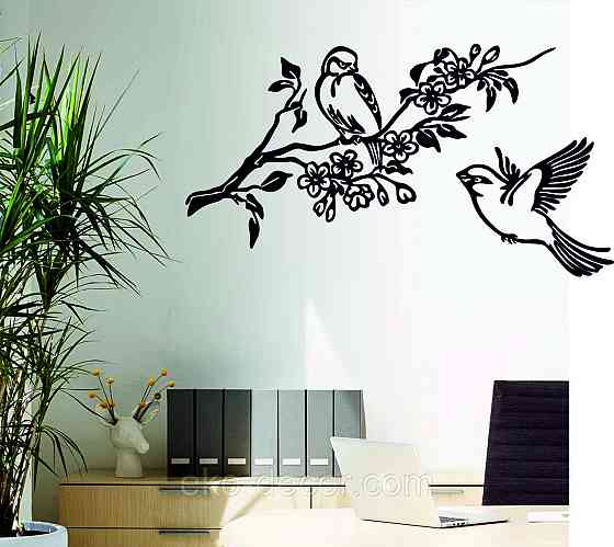Декоративное настенное Панно «Птички», Декор на стену Киев