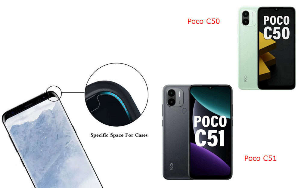 Захисне скло HyperGlass Pro для Poco C50, Poco C51 – максимальна чутливість та захист Київ - фото 3