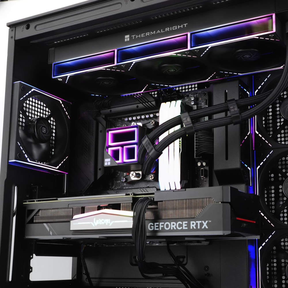 Система водяного охлаждения Thermalright Frozen Infinity 360 Black: ARGB, Infinity Mirror, 3x120мм PWM, Intel LGA1851/1700 и AMD A Киев - изображение 8