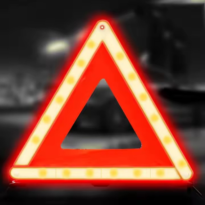 Трикутник знак «Аварійна зупинка» в авто, складаний у пластиковому футлярі, компактний 43х45 см Кам'янець-Подільський - фото 2