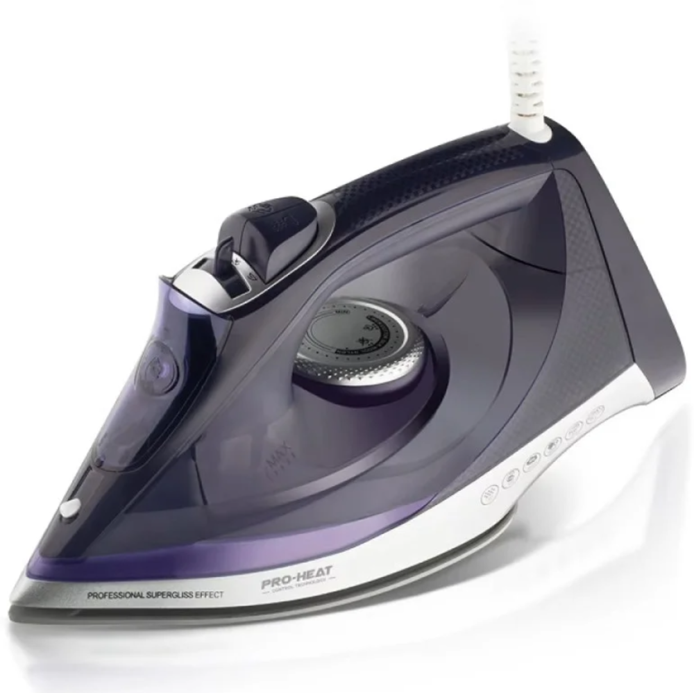 Праска Domotec MS-1166P 1600W з керамічною підошвою, функцією Анти-крапля та вертикальним відпарюванням Одеса - фото 2