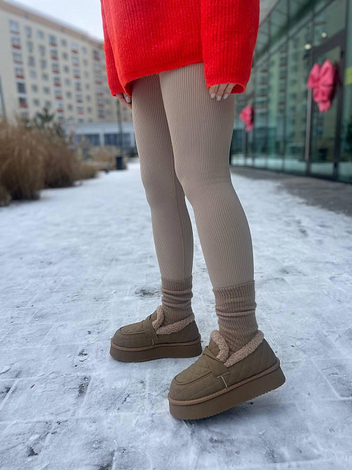 ITTS Угги жіночі ITTS хакі натуральна шкіра зима 37-41р. (555-3) Коломия - фото 5