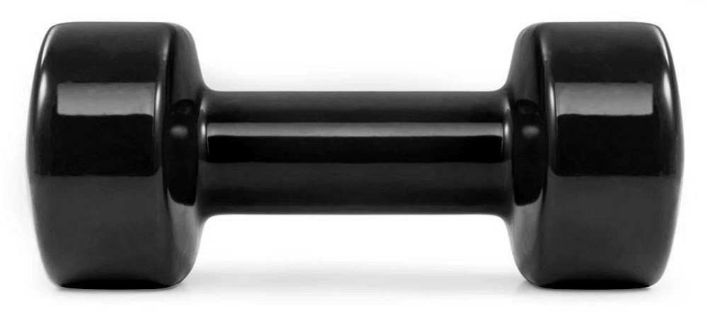 Гантель вінілова PowerPlay 1,5 кг. PP_4121 Чорна (1шт.) Київ - фото 3