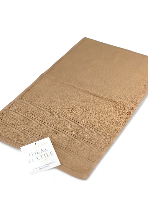 Рушник махровий Ideal Textile Косичка однотонний щільність 500 г/м2 50х100 см (56860731) Бежевий Чернівці - фото 5