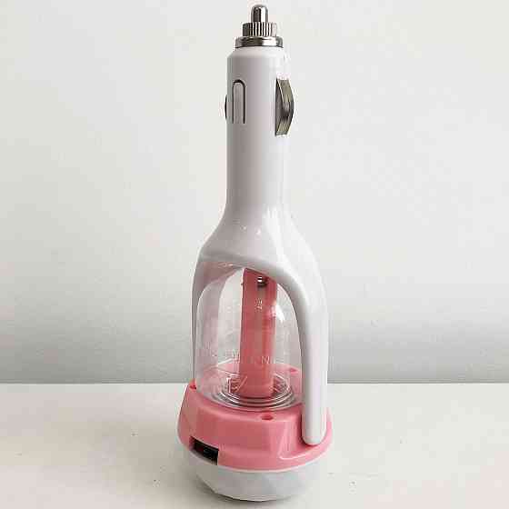 Зволожувач повітря авто, зволожувач повітря автомобільний Air Purifier BA-3. EX-785 Колір: рожевий Київ