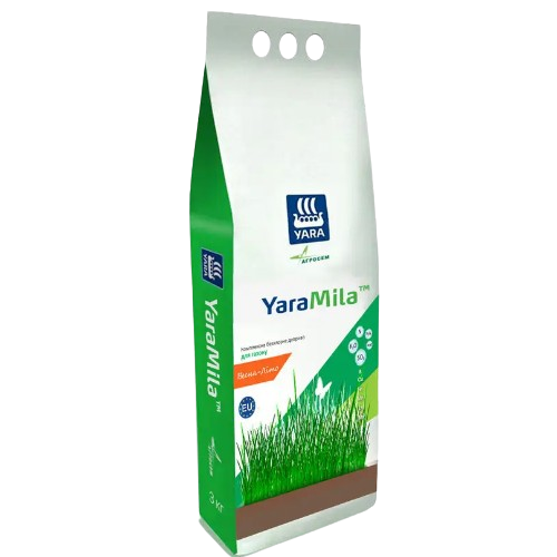 Добриво для газону комплексне безхлорне 3кг Весна-Літо Yara Mila Житомир - фото 1