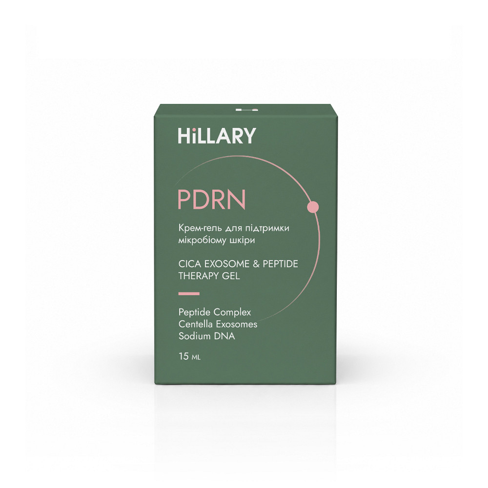 Крем-гель для поддержания микробиома кожи PDRN Cica Exosome Peptide Therapy Gel Hillary 15 мл Киев - изображение 7