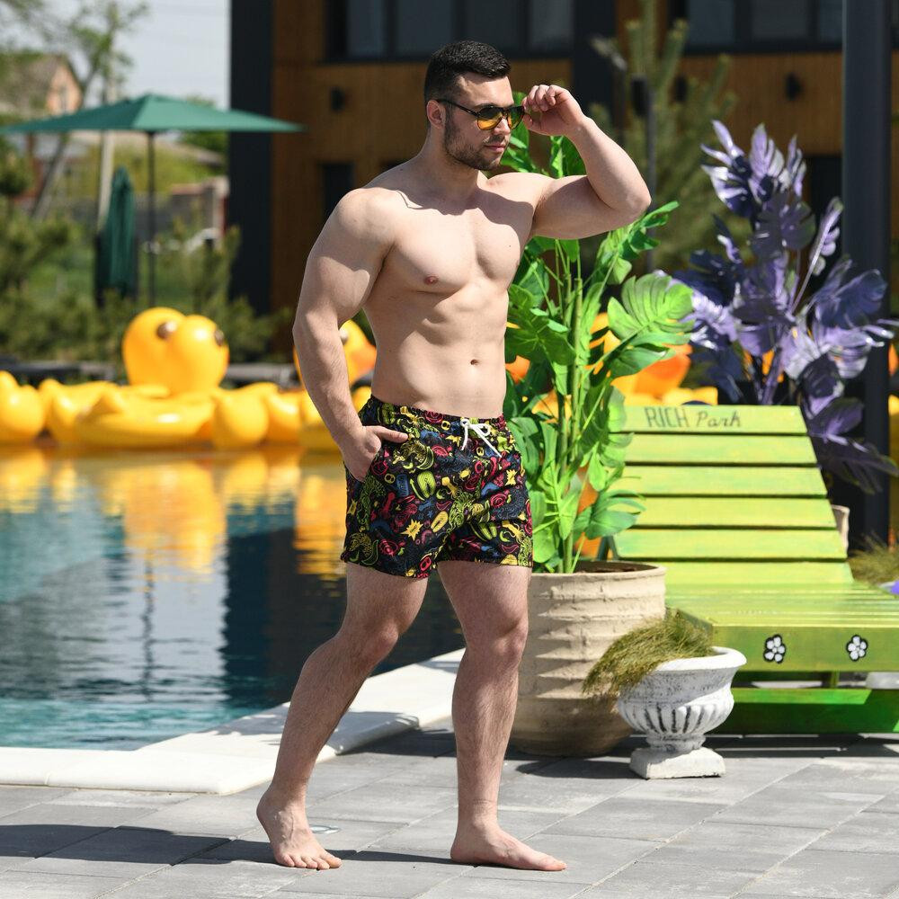 Плавальні шорти чоловічі Pobedov Pool day Tigr i oko Київ - фото 7