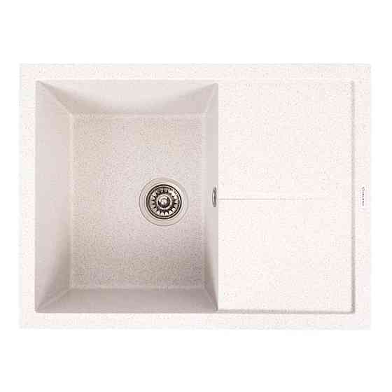 Кухонна мийка гранітна VALESO 6550 CRIPTA (топаз) Коломия