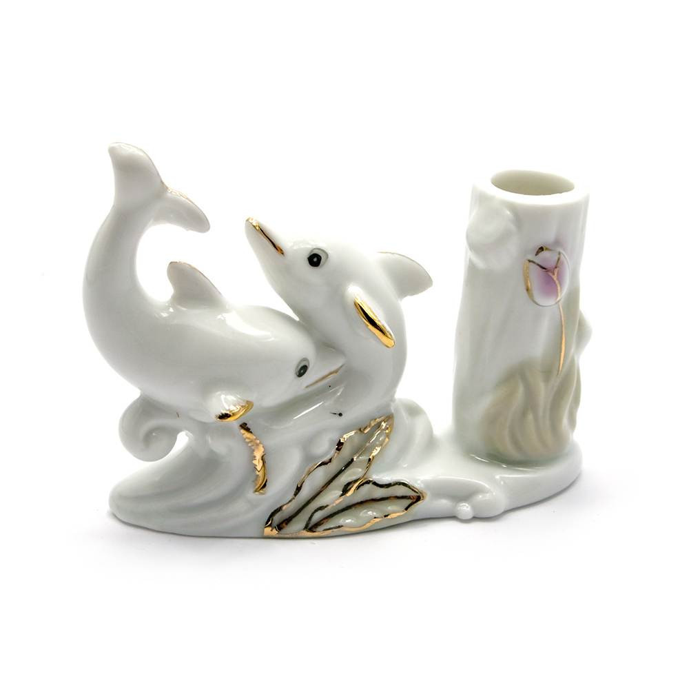 Фигурка Дельфины  подставка для зубочисток фарфор Киев - изображение 1