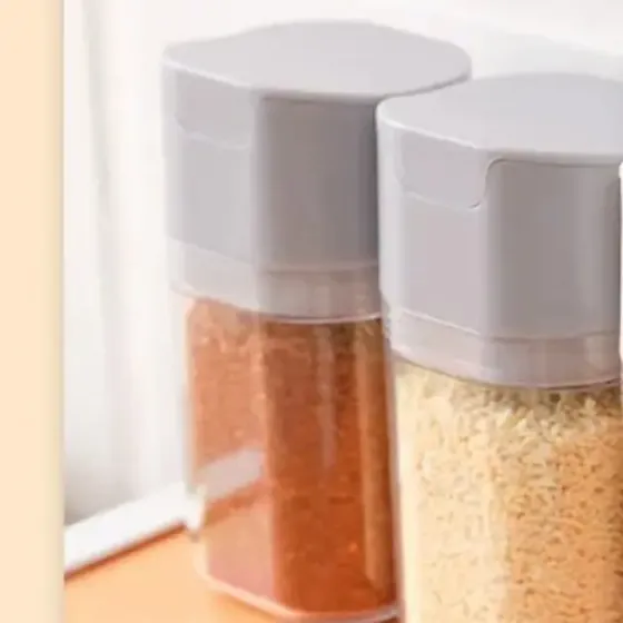 Баночка для специй, приправ и соусов с автоматической самооткрывающейся крышкой, бутылка с дозатором, герметичная Коломия