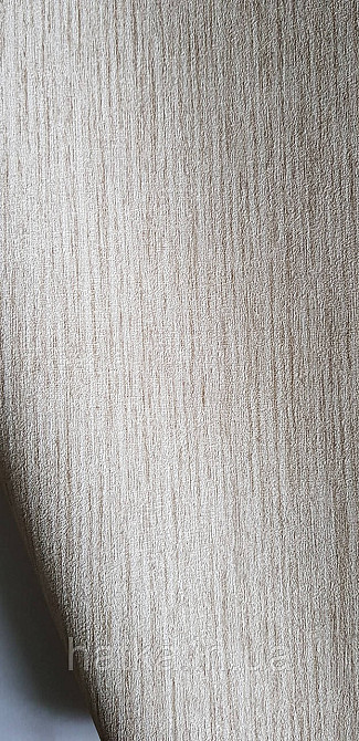 Шпалери вінілові на флізеліні Rasch Golden Hour метрові тонка смужка соломка під тканину світло-коричневі Київ - фото 2