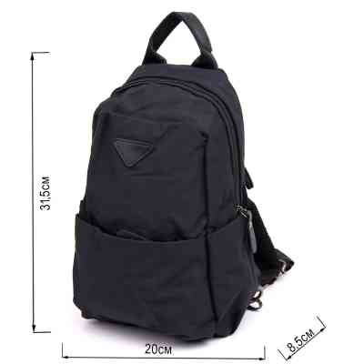 Сумка Vintage Через плечо нейлон Черная (20632) Винница