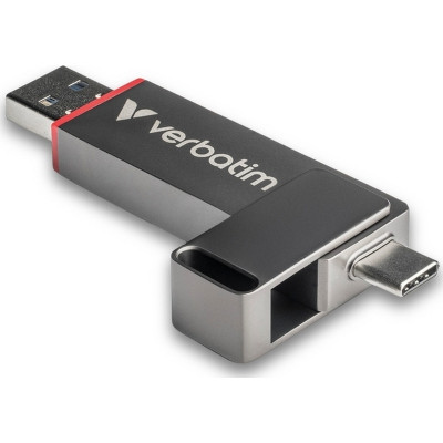 USB флеш накопичувач Verbatim 128GB QuickStick USB 3.2/USB-C (32040) Вінниця - фото 1