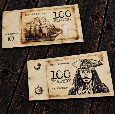 Піастри Піратські гроші. 1 пачка 10 000, 100 банкнот по 100 піастрів. Київ - фото 7