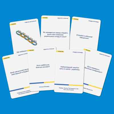 Настольная игра Orner Разговорная игра "Шевченко спрашивает. Игра об Украине" (1909) Винница