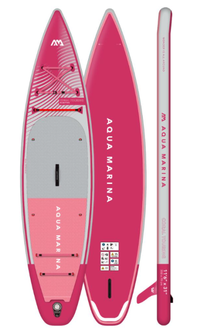 Сап Доска Aqua Marina Coral Touring (Raspberry) Touring Isup 3.5M/15Cm Киев - изображение 1
