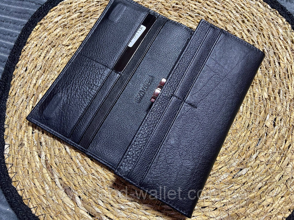 Женский кожаный кошелёк на магнитах красного цвета Marco Coverna MC 1411 Киев - изображение 4