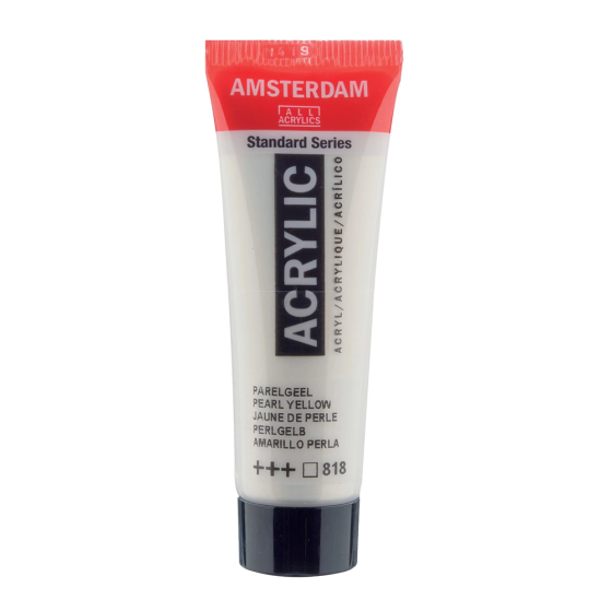 Фарба акрилова AMSTERDAM (818) Жовта перламутрова 20 мл Royal Talens Київ