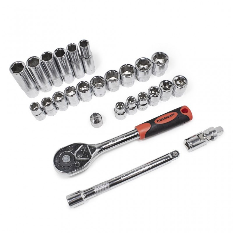 Набор инструментов 216 предметов 1/4''3/8''1/2''(6гр.)(4-32мм) FORCEKRAFT FK-38841 Одесса - изображение 7