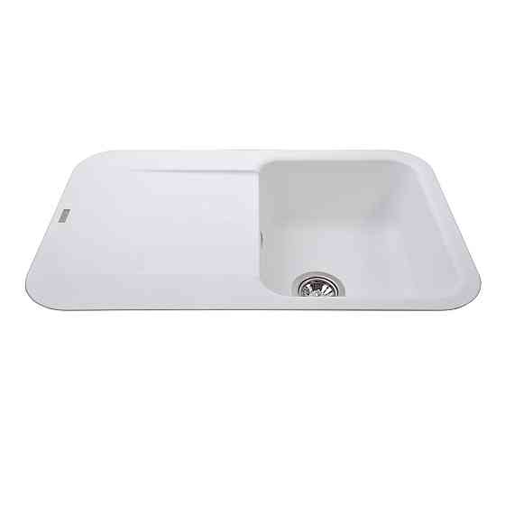 Гранітна мийка Globus Lux OBER білий 780х500мм-А0007 (000022439) Київ