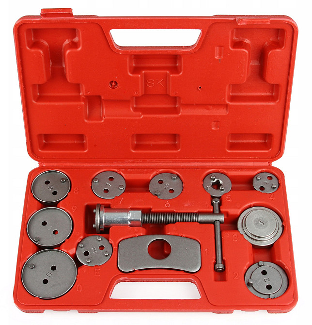 Комплект для заміни гальмівних колодок 13 елементів з валізою Mar-Pol (M57690A) Нововолинськ - фото 4