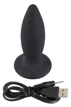 Анальна вібропробка BLACK small Sex Aura Київ