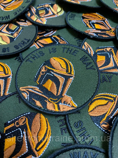 Шеврон Такий шлях. Мандолорець (Форма коло. На липучці) Розмір 8см у діаметрі Київ - фото 3